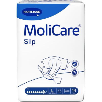 MOLICARE Slip maxi 9 kvapiek L 100-150 cm, 14 ks