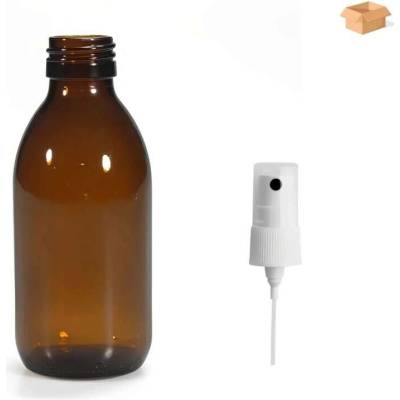 Luna Skleněná lékovka s kosmetickým rozprašovačem 150 ml 88 ks