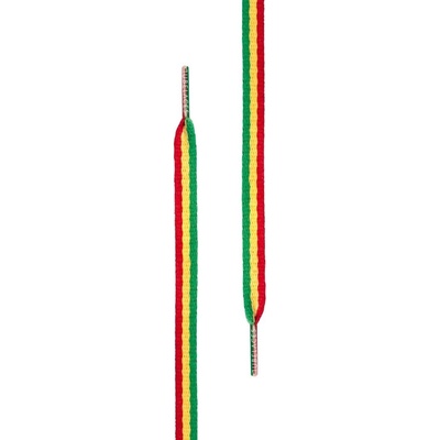 Tubelaces Flat Rasta barevné