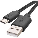 Emos SM7008BL USB 2.0 A/M - micro B/M, 2m, černý
