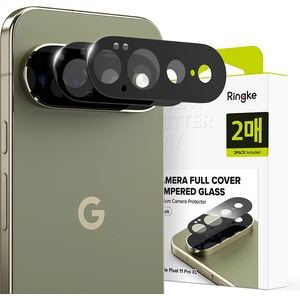 Ringke Протектор за камера Ringke Camera Full Cover Glass (2 броя в комплект) - Google Pixel 11 Pro XL - Черен