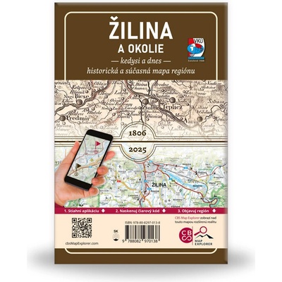 VKÚ Harmanec Porovnávacia mapa Žilina - Kedysi a dnes (s aplikáciou CBS Map Explorer)