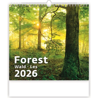 Les nástěnný 2026