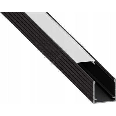 SmartLED Вграден профил за led ленти 1 м черен/бял (sd0101)