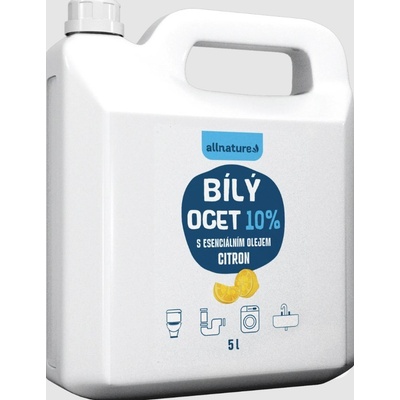 ALLNATURE Biely ocot 10% s vôňou citrónu 5 l
