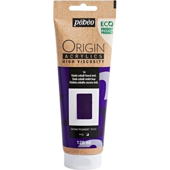 Pébéo Origin АКРИЛНА боя Dark Cobalt Violet Hue 120 ml 1 бр (817114)