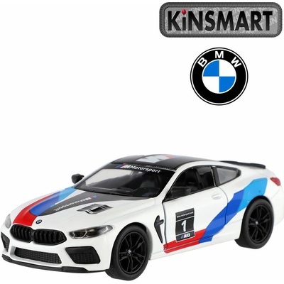 Kinsmart BMW M8 Competition Coupé bílé 1:38