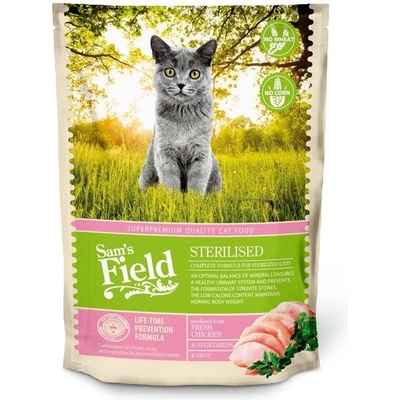 Sam's Field Cat Sterilised superprémiové granule 0,4 kg