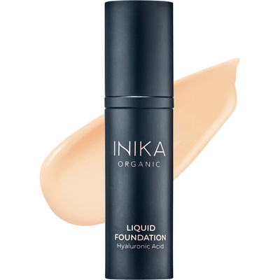 Inika Organic Make-up Liquid Foundation with Hyaluronic Acid Tan 30 ml