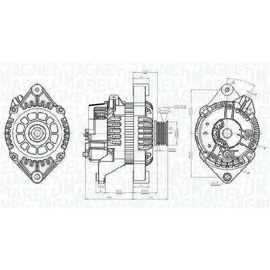 Alternátor MAGNETI MARELLI 063731053010 od 102,5 € - Heureka.sk