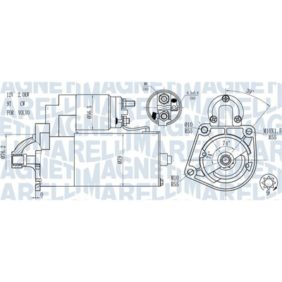Startér MAGNETI MARELLI 063721271010