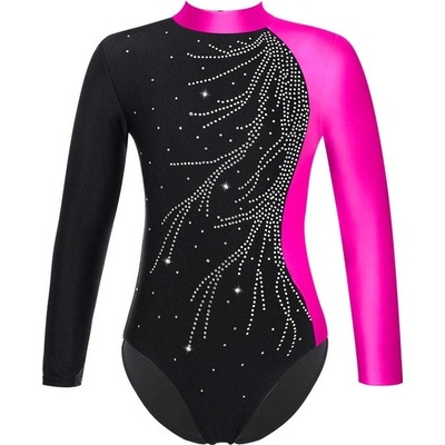Dres Shine s kamínky růžová – Zboží Dáma