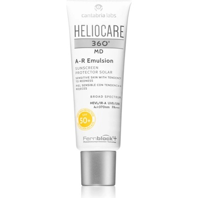 Heliocare 360° MD A-R Emulsion защитна емулсия за чувствителна кожа със склонност към зачервяване SPF 50+ 50ml