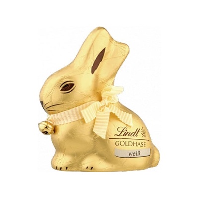 Lindt Zlatý Zajíček bílá čokoláda 100 g