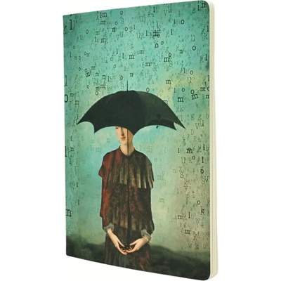 Paperblanks Тетрадка Paperblanks Wordscapes - А4, 40 листа, широки редове (CBD6286)