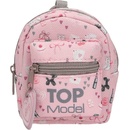 Top Model srdíčko šedý zip