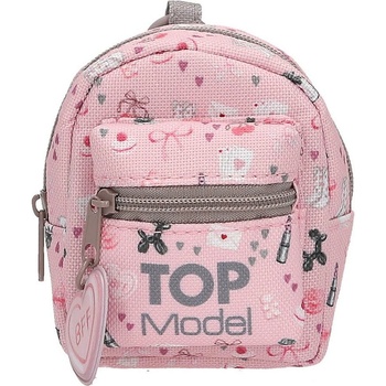 Top Model srdíčko šedý zip