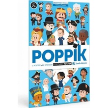 POPPIK Vzdělávací samolepkový plakát Významné osobnosti