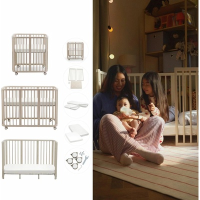 Stokke Nighti Rostoucí postýlka 3v1 s příslušentvím Vanilla White