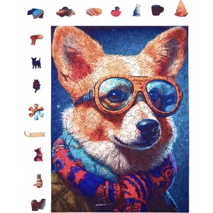 Milliwood Дървен пъзел Milliwood, Cold is cool, 316 части - Коргито Колин (L-ColinCorgiDog-5026)