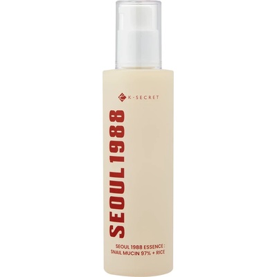 K-SECRET SEOUL 1988 Snail Mucin 97% + Rice Essence 100 - Есенция със слуз от охлюв 100мл