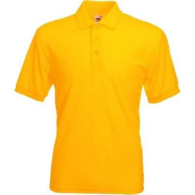 Fruit of the Loom pánská směsová polokošile slunečnicová F502 Žlutá