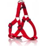Pet Interest S- Нагръдник за кучета, изкуствена лента 1.5/35-55 см - червен