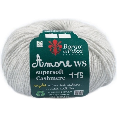 Borgo de' Pazzi Amore WS Super soft Cashmere 115 Krémová 30