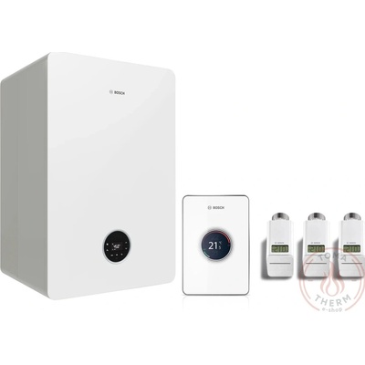 Bosch Condens 5700i WT 24/42 S + EasyControl CT 200 + 3x Smart II 8730850151
