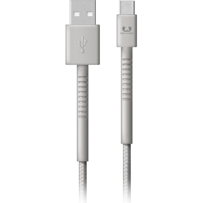 Fresh 'n Rebel Кабел Fresh N Rebel - USB-A/USB-C, 1.5 m, светлосив (2UCC150IG)