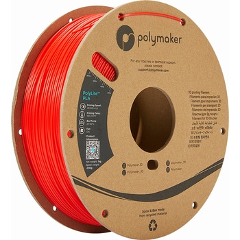 Polymaker PolyLite PLA Red - 1, 75 mm / 1000 g (PA02004)