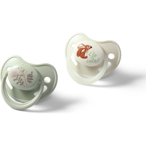 BabyOno Анатомична силиконова залъгалка Babyono - 6-18 м, 2 броя (5901435417850) - ozone