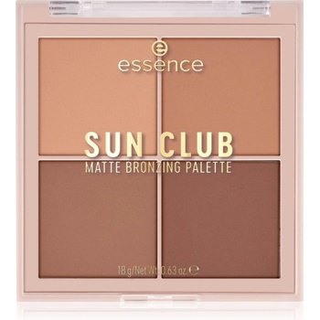 essence Sun Club бронзираща палитра с матиращ ефект Better Than Vacation Tan 18 гр