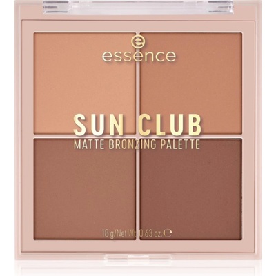 essence Sun Club бронзираща палитра с матиращ ефект Better Than Vacation Tan 18 гр