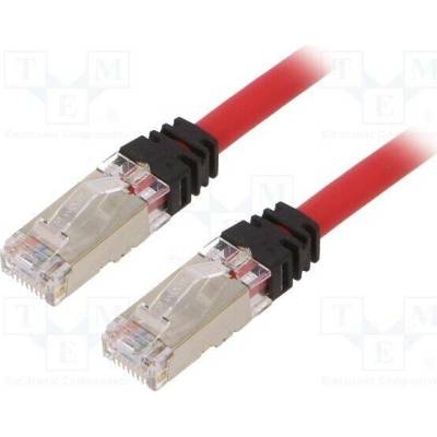 Panduit STP6X3MRD Patch S/FTP Cat 6a RJ45 vidlice z obou stran lanko Cu