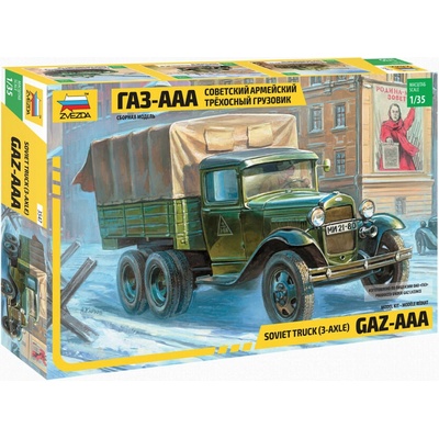 Zvezda Gaz AAA Soviet Truck WWII 1:35
