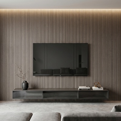 Polaris WPC Grid панел Fashion Wood Grain | Дървен кафяв | 275 x 15cm | Цена 52, 93€ (103, 52 лв) (F-05)
