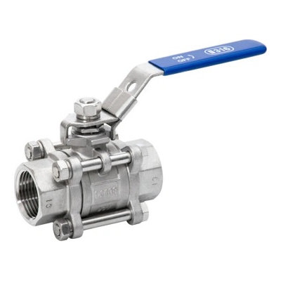 GEBO Trojdílný kulový kohout s vnitřními závity NEREZ 3/4" PN63 608-034