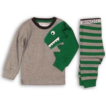 Chlapčenské pyžamo Minoti HWX120 šedé