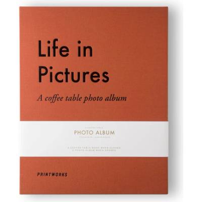 Fotoalbum Life In Pictures L Printworks oranžové