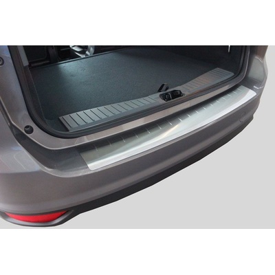 JJ & AUTOMOTIVE Ochranná nerezová lišta zadného náraznika pre Skoda Octavia II Facelift Combi