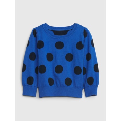 Gap 484726-03 Dětský svetr vzor puntíky Modrá