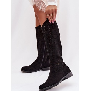 Step in style Дамски ажурени боти модел 224440 Step in style