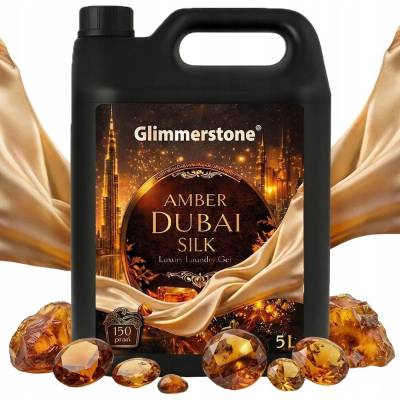 Glimmerstone univerzálny prací gél Amber Dubai Silk 5 l