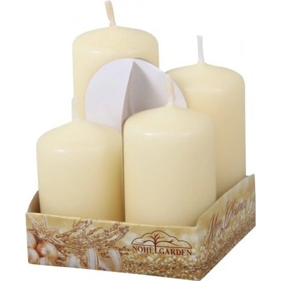 Ceramicus Adventní STUPŇOVITÉ matné d4x6/7/8/9cm 4ks béžové