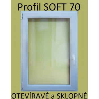 SOFT plastové okno , otváravé a sklopné - profil SOFT 70 100x155 cm