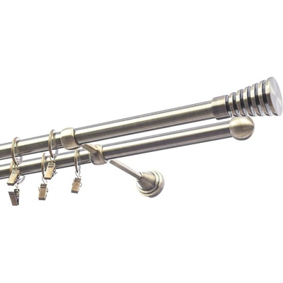 Garnyze-levneCZ Garnýže Sigma dvouřadá mosaz 19 mm 240 cm