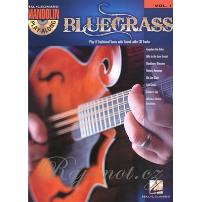 Mandolin Play Along 1 BLUEGRASS + Audio Online / mandolína + tabulatúra