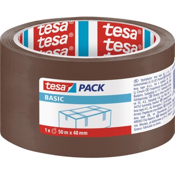 tesa ЛЕНТА Tesa ОПАКОВЪЧНА BASIC 48мм х 50м КАФЯВА (58573-00000-00)