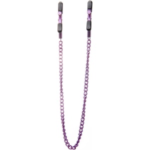 Ouch! by Shots Adjustable Nipple Clamps, purple